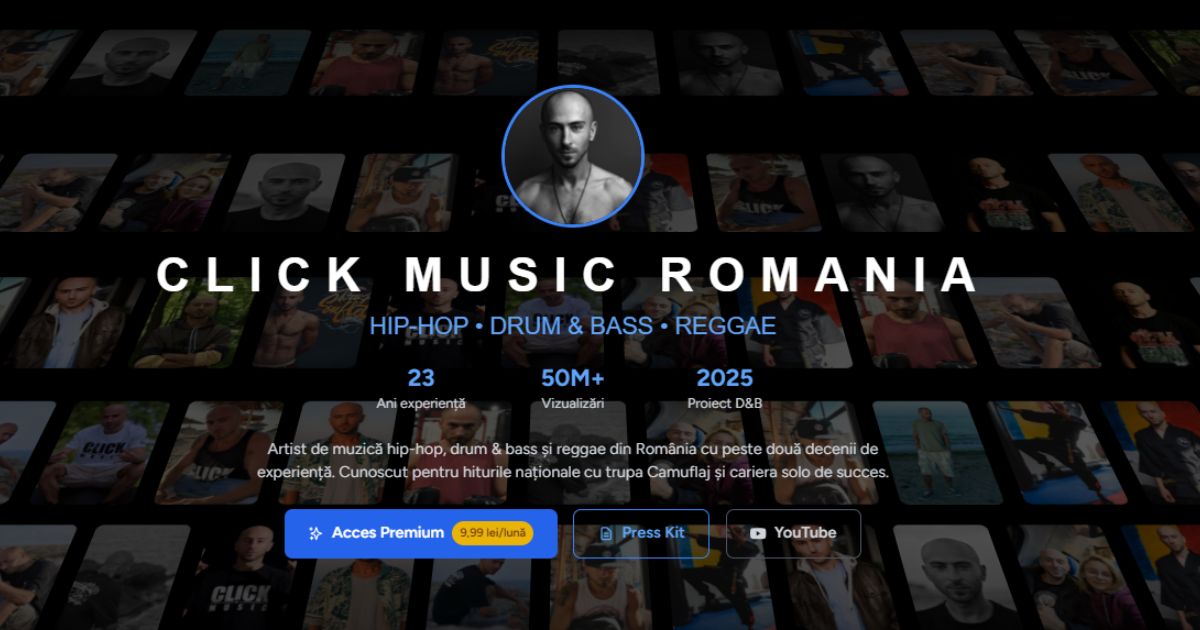 Click Music - Muzica, Hip-Hop, Drum & Bass si Reggae