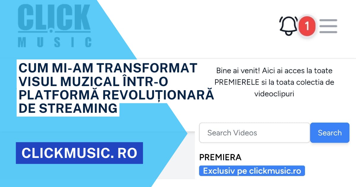 Cum mi-am transformat visul muzical într-o platformă revoluționară de streaming